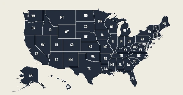 map of the usa